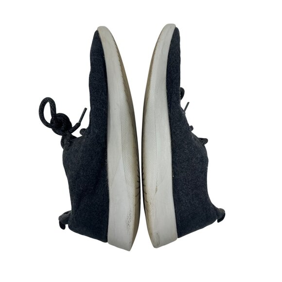 Allbirds Wool Runners Black Lace-Up Sneakers Womens Size 9 Casual Lightweight - Picture 8 of 9